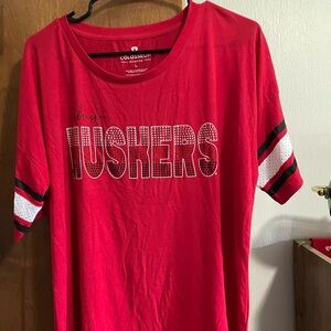 Nebraska Husker bling t-shirt